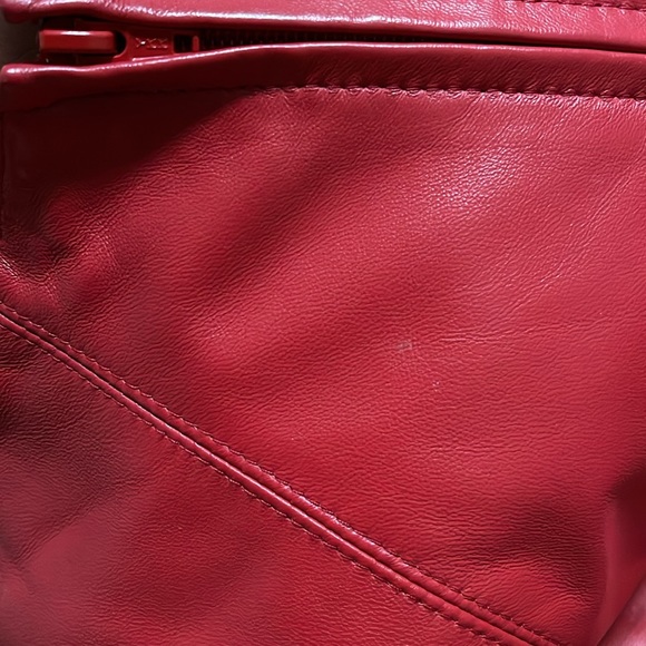 Yvonne Le Marie Red Leather Jacket 12 - Picture 11 of 11